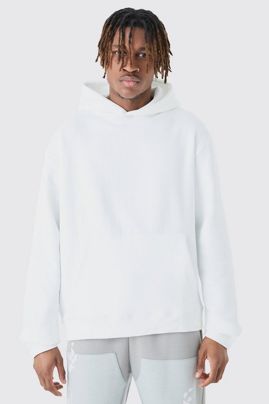 Tall Basic Hoodie in Weiß
