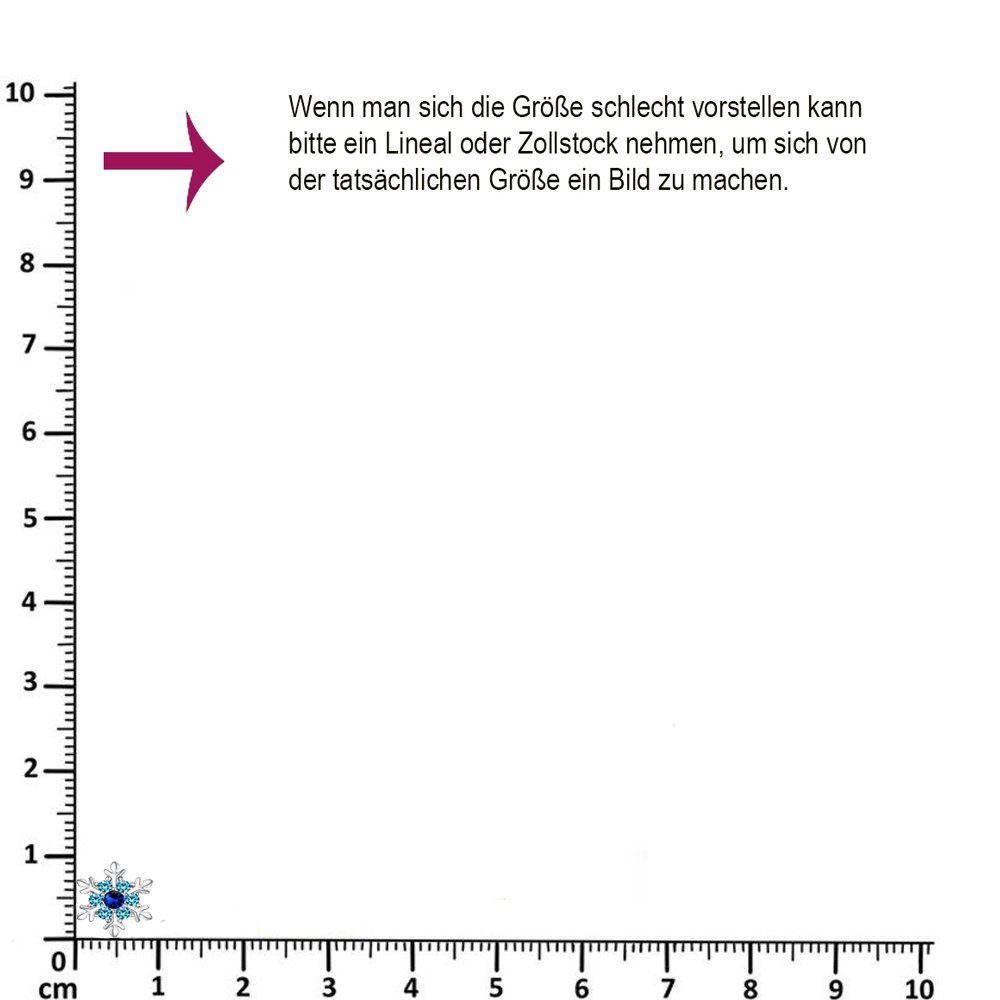Limana Paar Ohrstecker Schneeflocke Stern Silber 925 Geschenk Idee Nikolaus Weihnachten (inkl. Geschenkdose mit Engel), 9mm Kinderohrringe Mädchenohrringe Damenohrringe mit Zirkonia