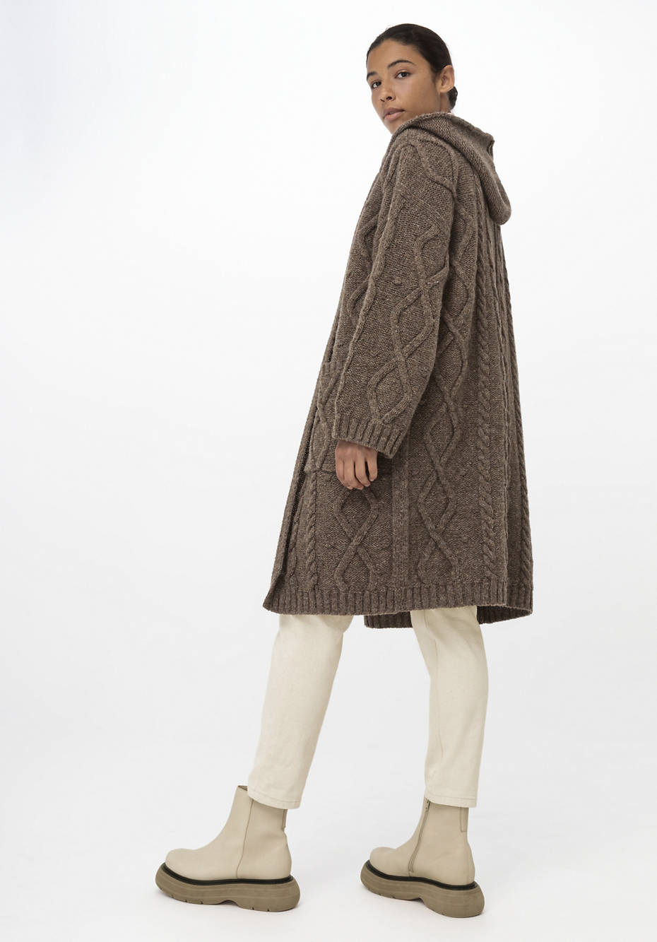 Rhön-Strickjacke aus reiner Schurwolle