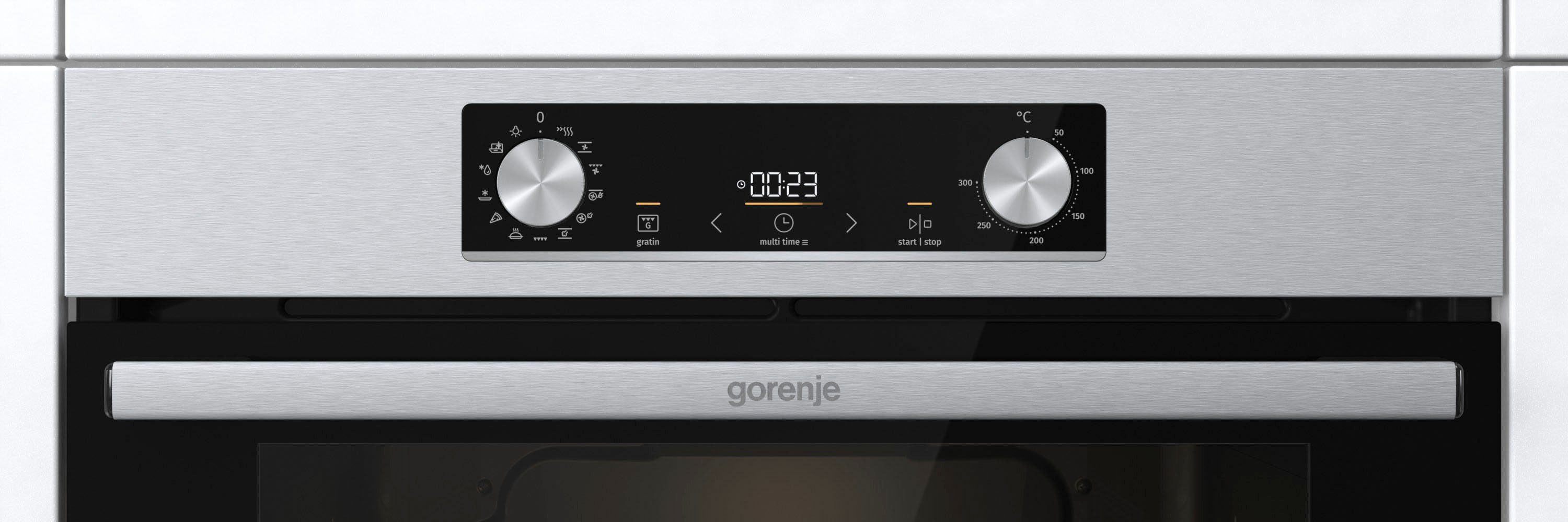 GORENJE Backofen-Set Steam Set, mit 1-fach-Teleskopauszug