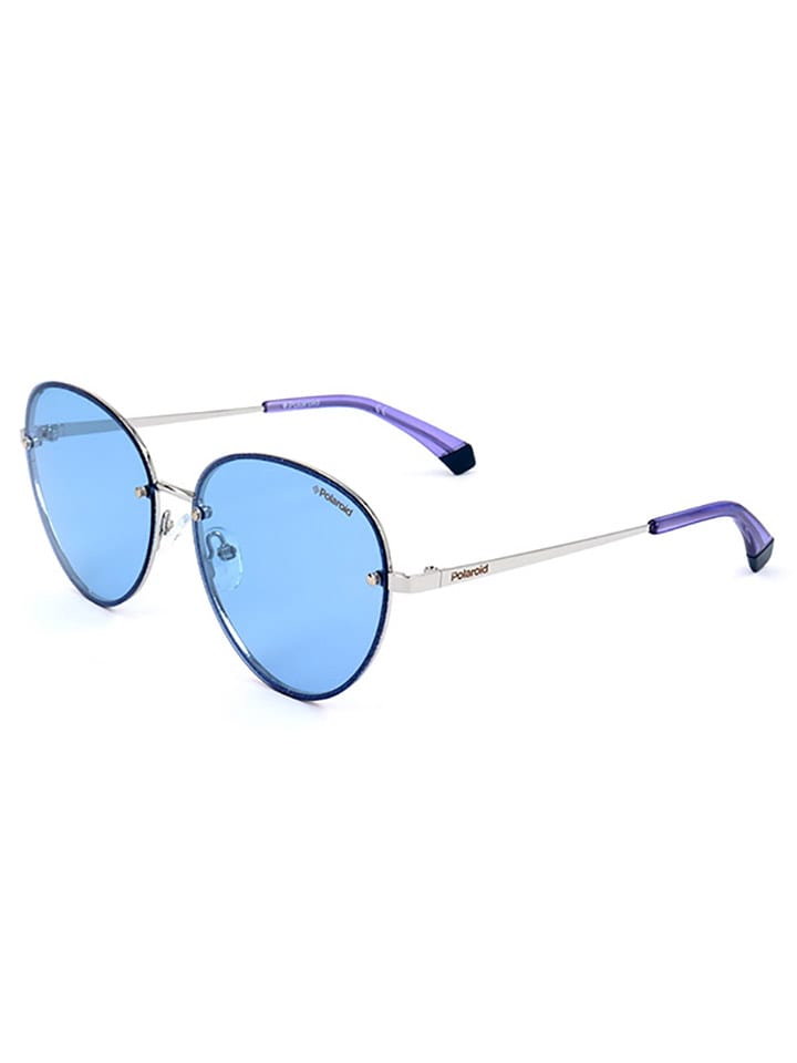 Polaroid Damen-Sonnenbrille in Blau/ Hellblau günstig kaufen 58