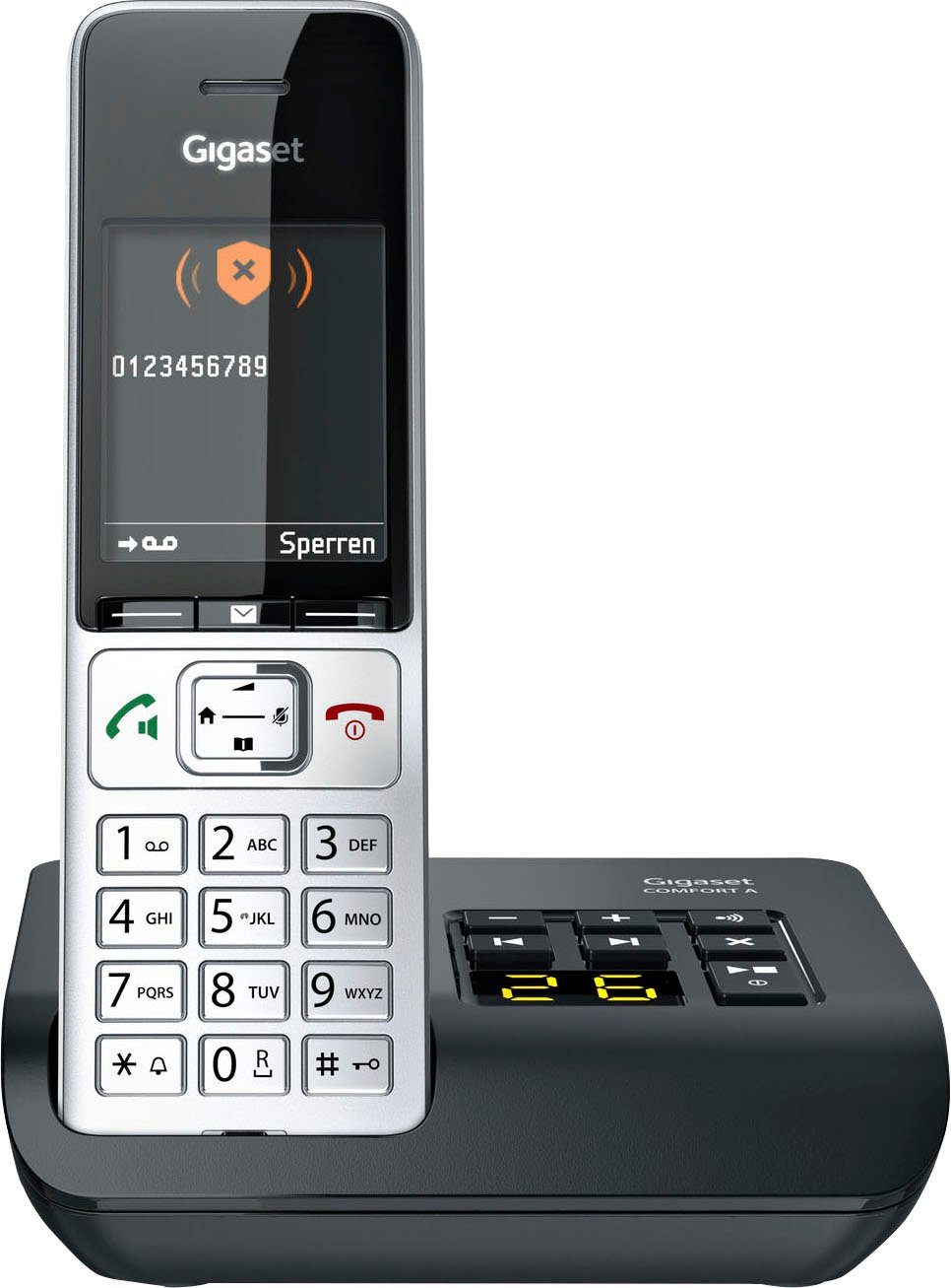 Gigaset COMFORT 500A Schnurloses DECT-Telefon (Mobilteile: 1)