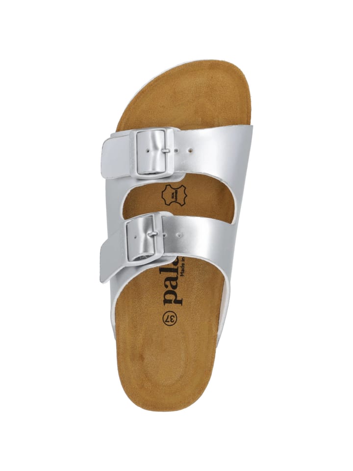 palado Plateau-Pantoletten in Silber günstig kaufen