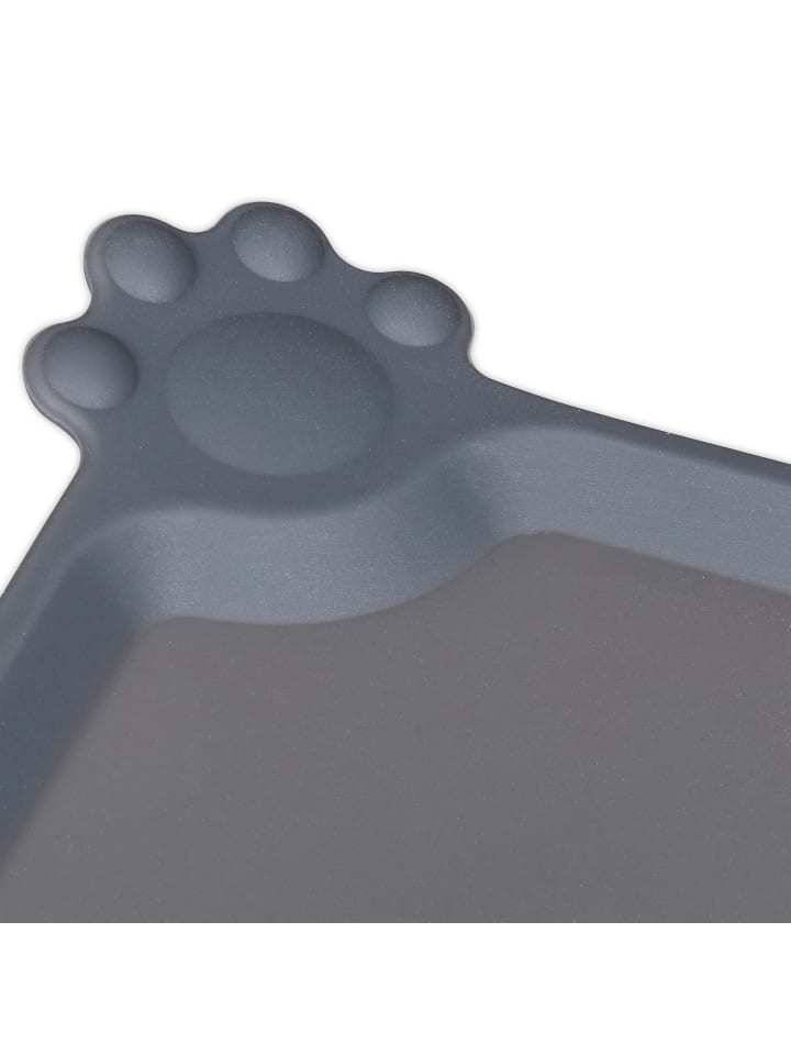relaxdays Napfunterlage in Dunkelgrau - (B)48,5 x (T)30 cm günstig kaufen onesize