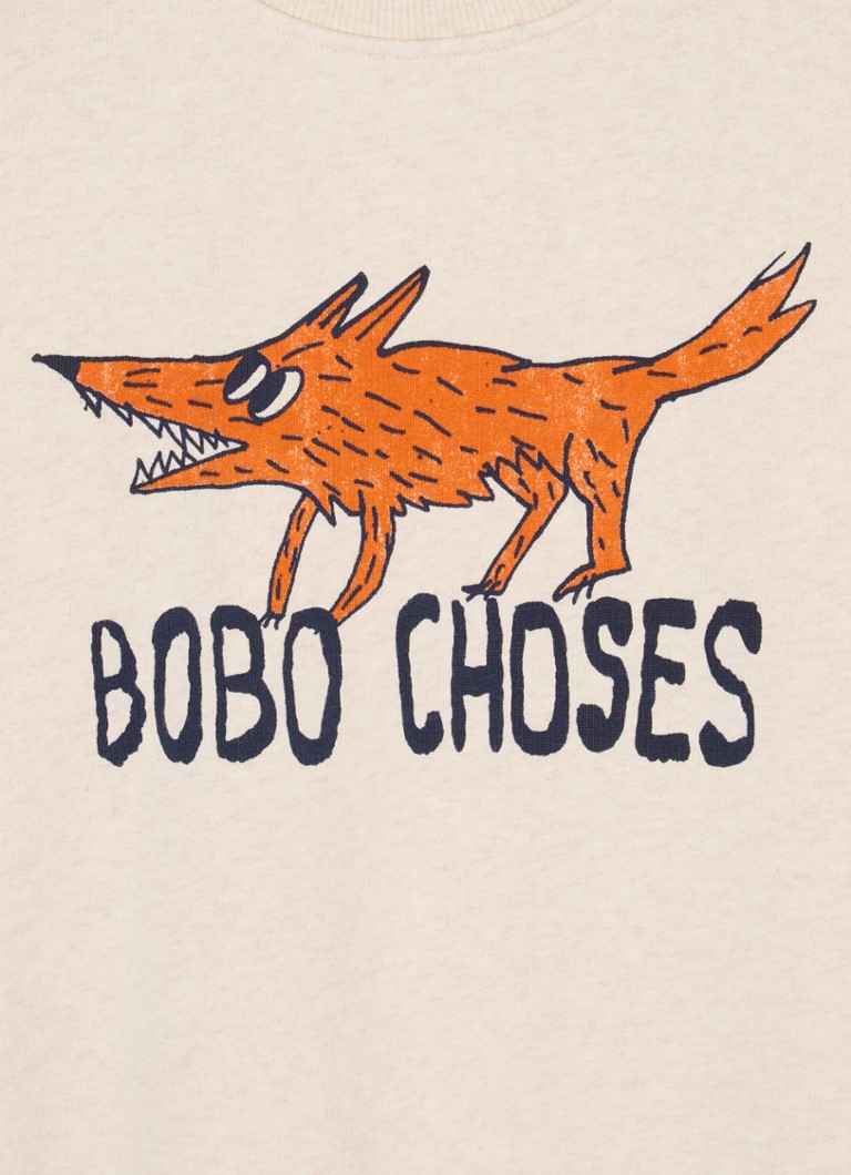 BOBO CHOISIT Hanorac din amestec de bumbac organic The Clever Fox