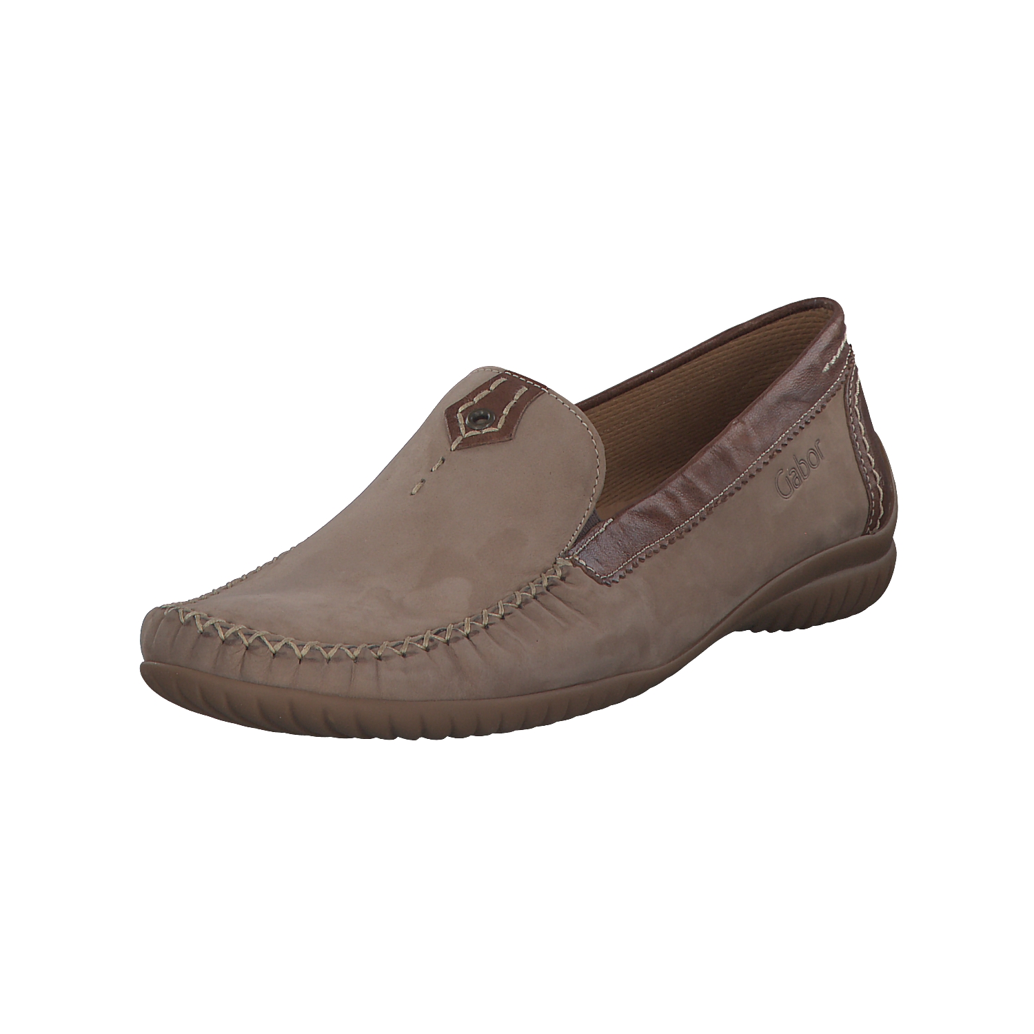 Gabor Comfort 46.090, Mokassins, Damen, Beige