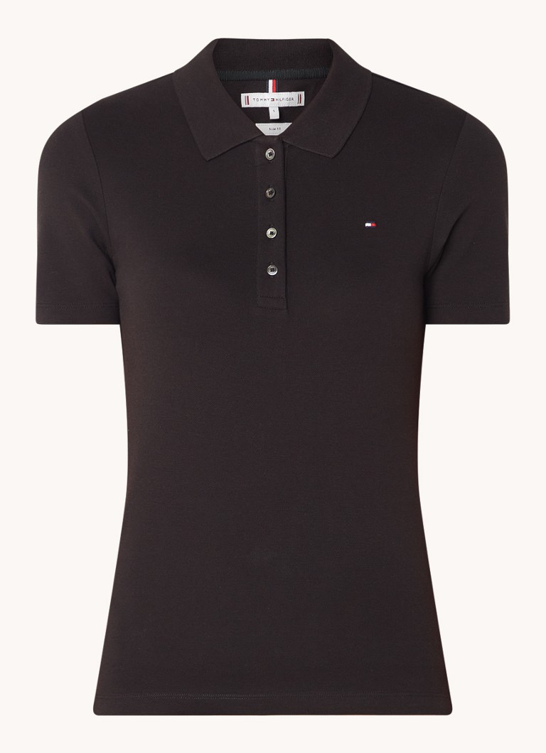 Tommy Hilfiger 1985 slim fit cotton piqué polo with logo