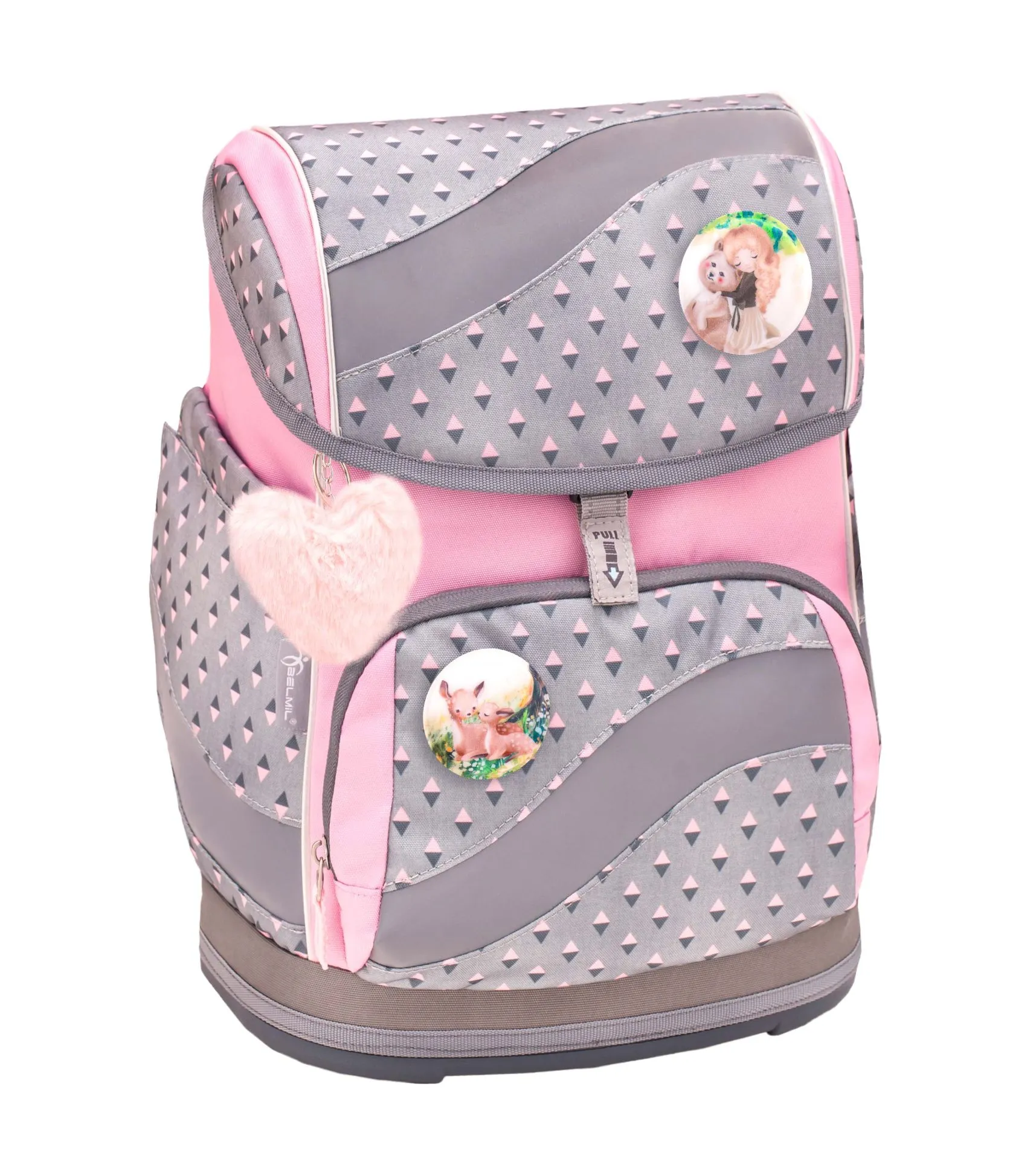 Belmil Smarty Schulranzen Set 5-teilig mit 6 Patches - Favourite Pet 2