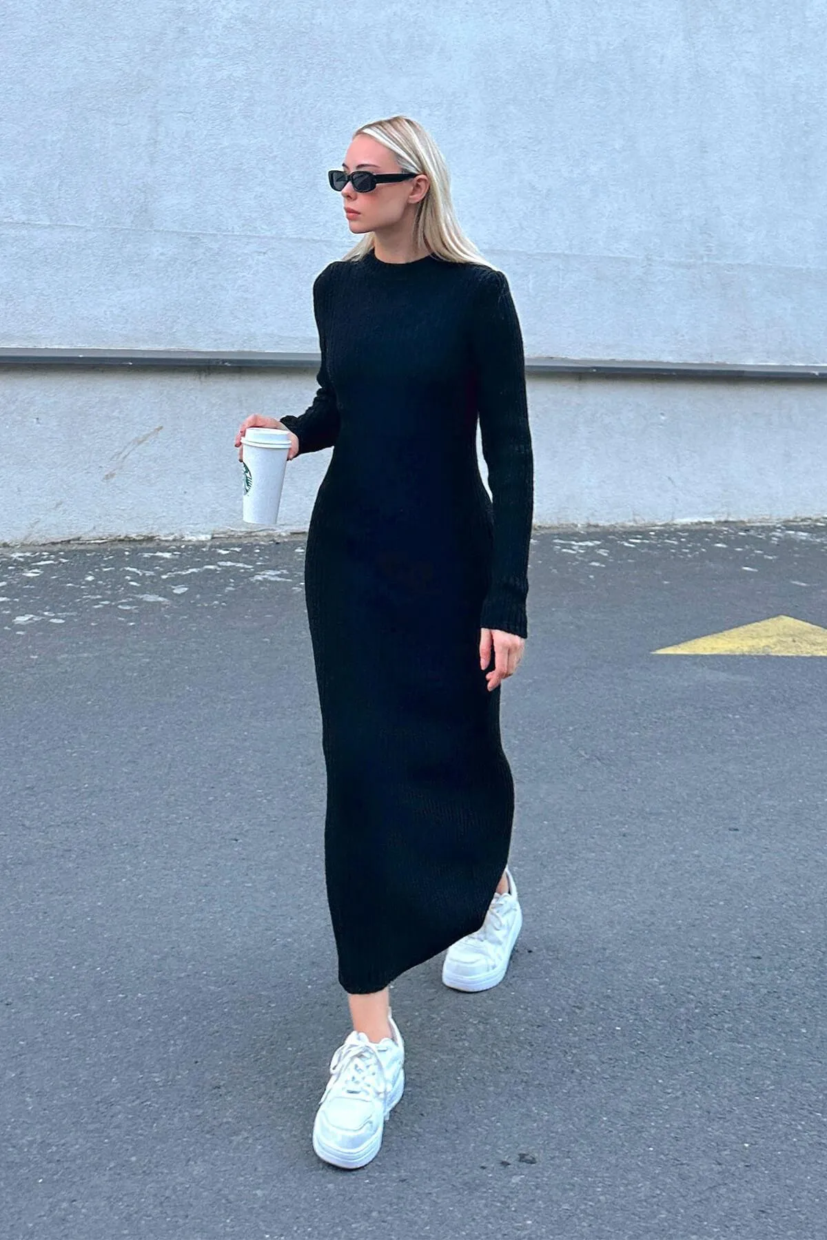 Swist  Kleid - Schwarz - Basic