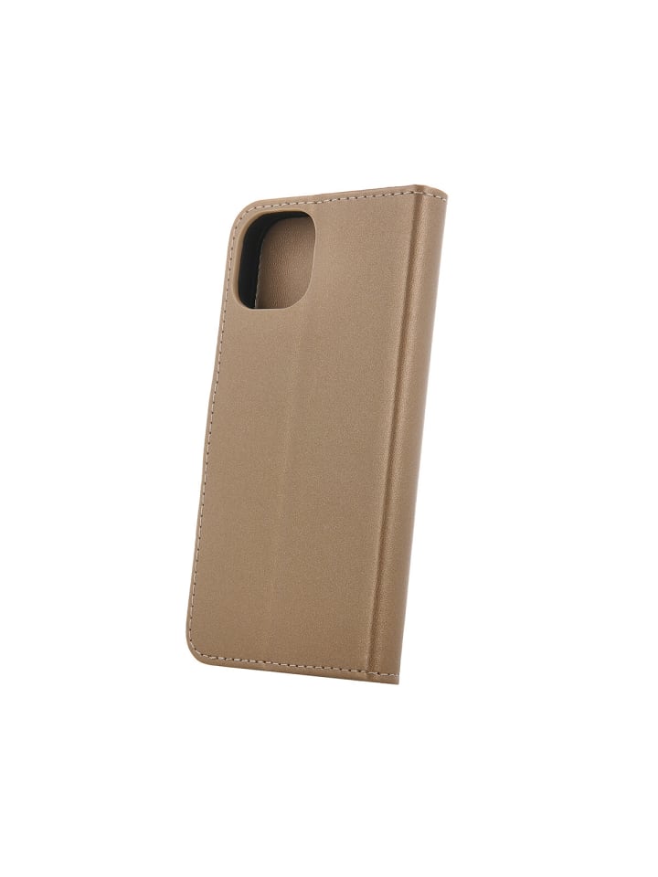 COFI 1453 Smart Classic Magnet Hülle Standfunktion kompatibel mit iPhone 16 Pro Max Gold in Gold günstig kaufen XL