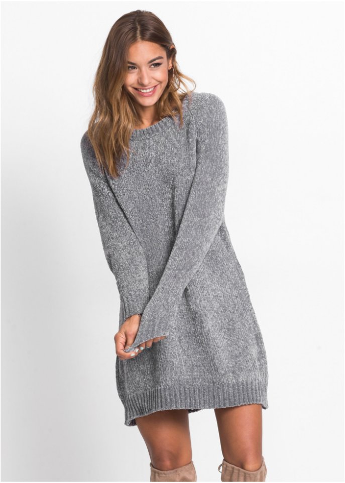 Oversize-Kleid in Strick
