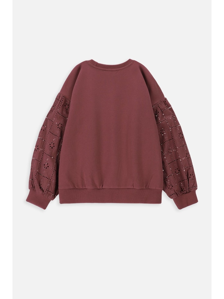 Coccodrillo Sweatshirt in dunkelrot günstig kaufen 158
