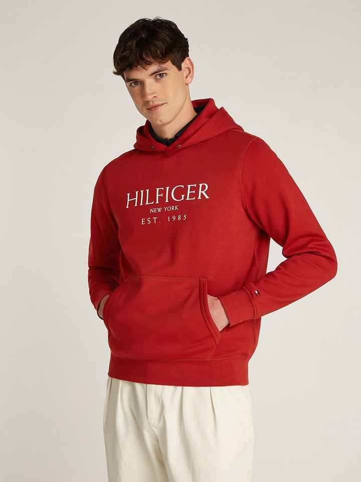 Tommy Hilfiger Hoodie in Rot günstig kaufen