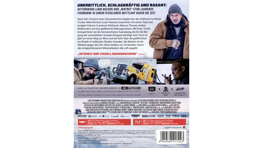 The Ice Road - 2-Disc Limited Steelbook  (+ Blu-ray 2D)