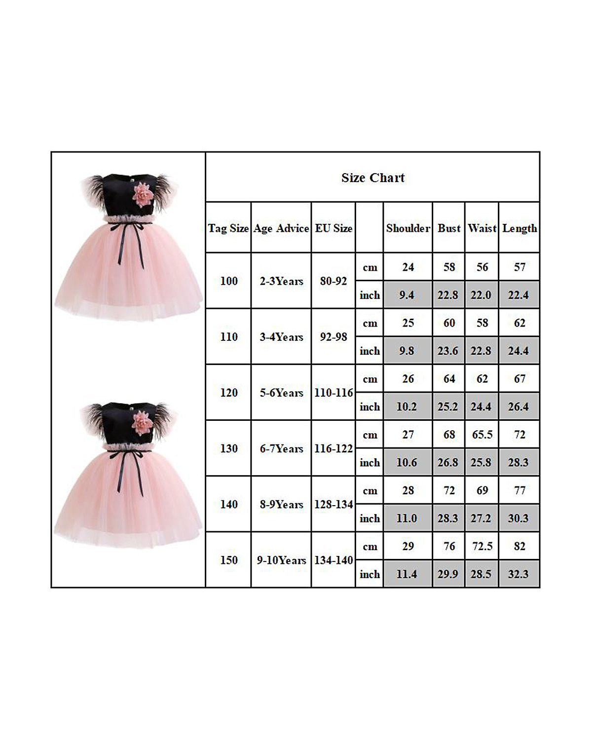 frler Tüllkleid Partykleid Kleider für Mädchen