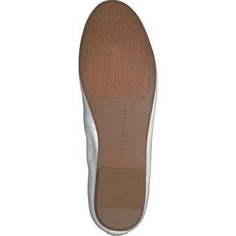 Tommy Hilfiger Round Th Ballerina in weiß