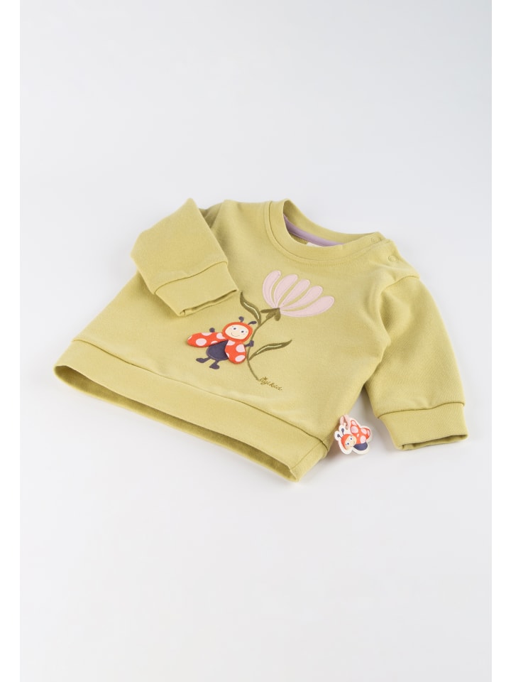Sigikid Sweatshirt happy ladybug in Grün günstig kaufen