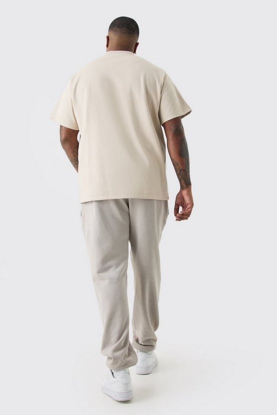 Plus Jogginghose mit Official-Print