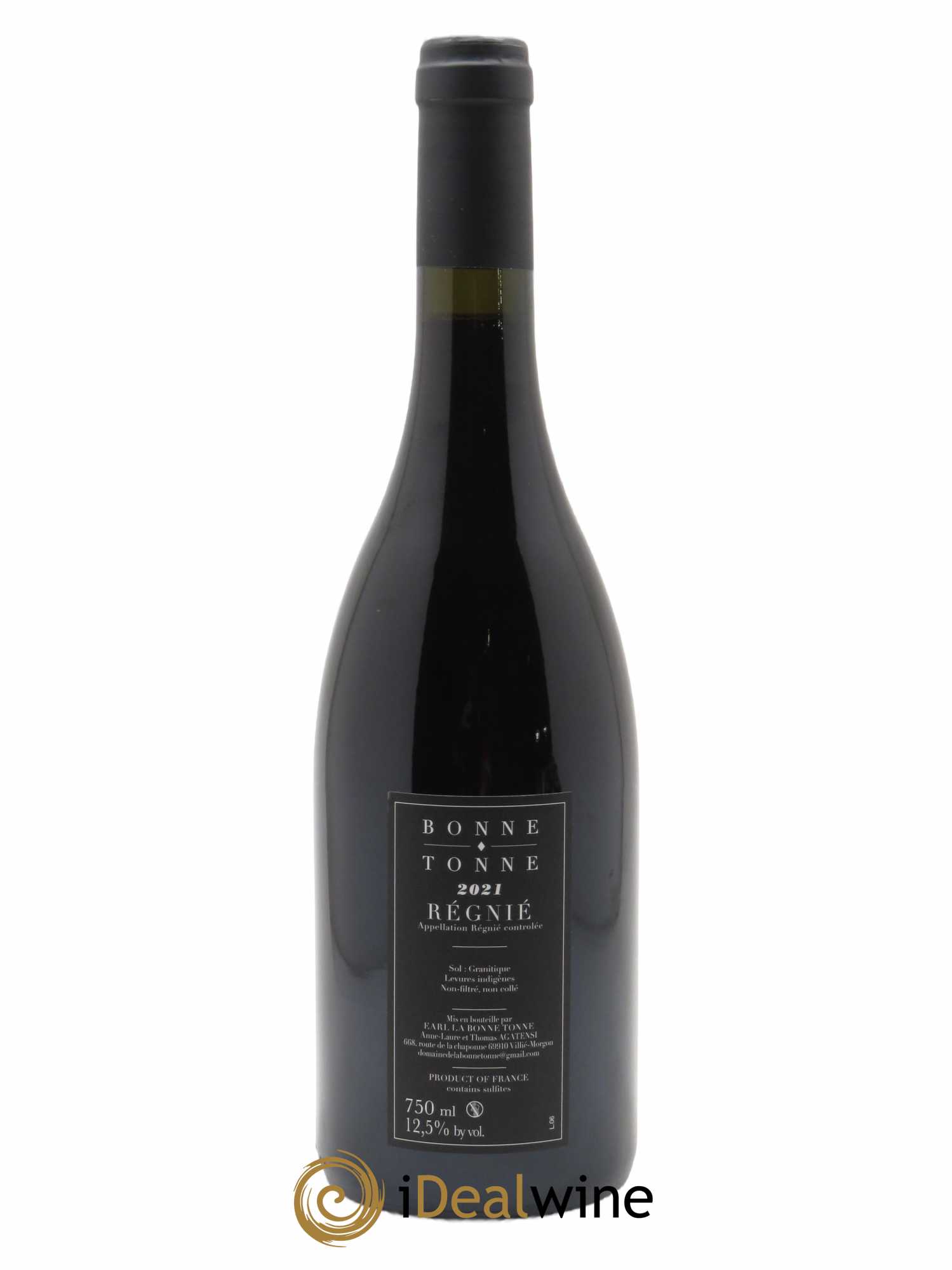 Régnié Agath the Blues La Bonne Tonne  2021 - Lot de 1 Bouteille