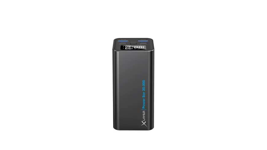 XLayer Power Bar 20.000 mAh 65W PD Black