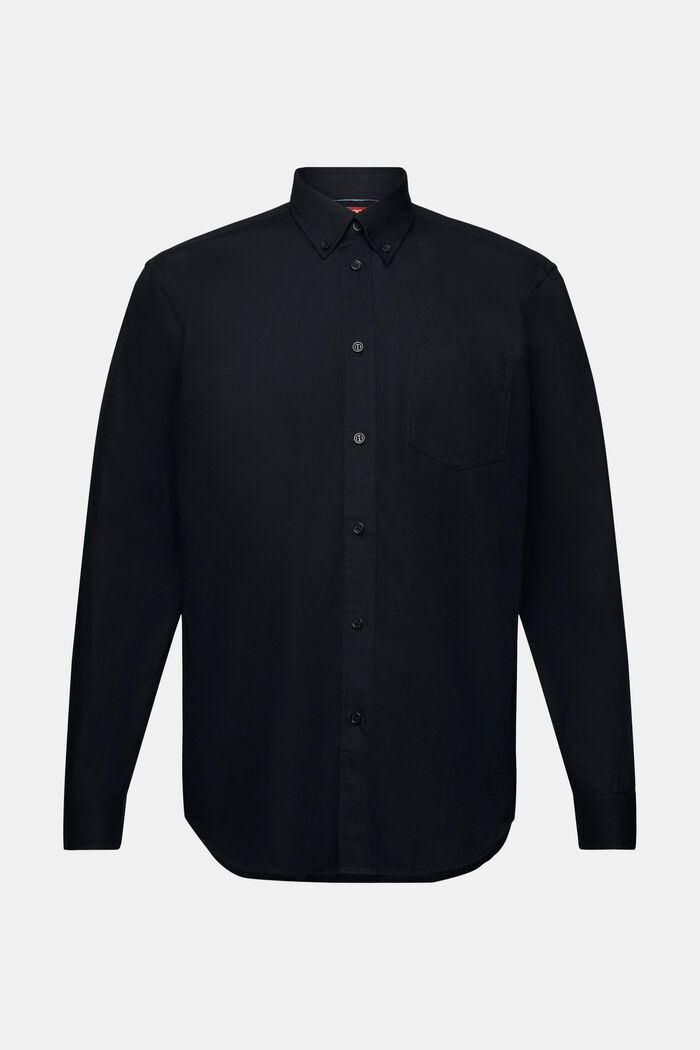 Button-Down-Hemd aus Popeline, 100 % Baumwolle