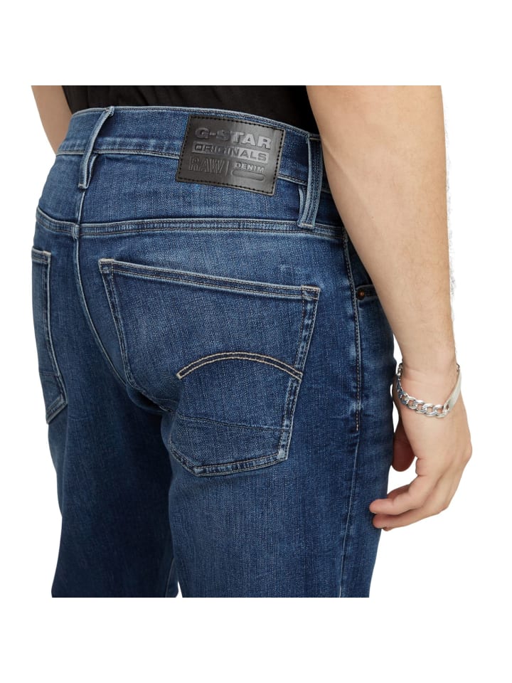 G-Star Jeans 3301 SLIM slim in Blau günstig kaufen