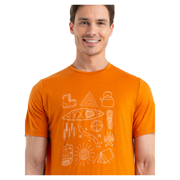 M MERINO 150 TECH LITE II SS TEE CAMP ESSEN Herren - Funktionsshirt