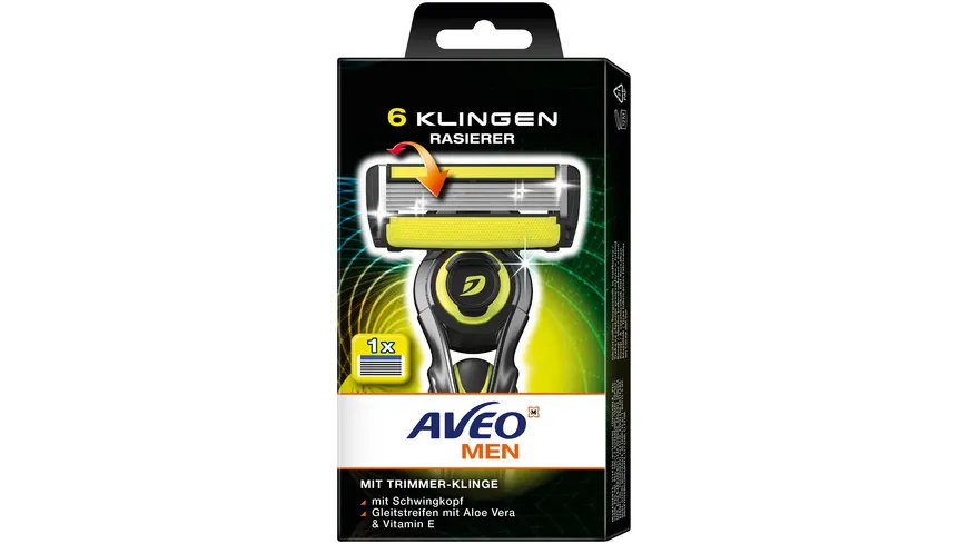 AVEO MEN 6 Klingen Herren Rasierer