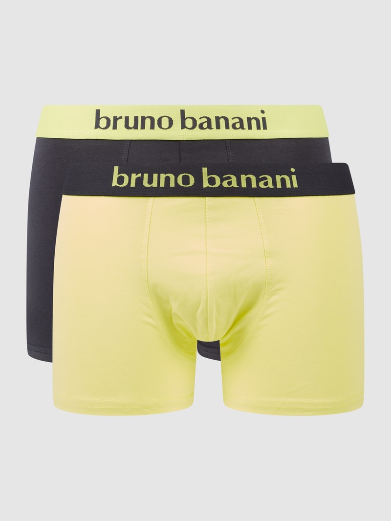 Trunks mit elastischem Logo-Bund in gelb