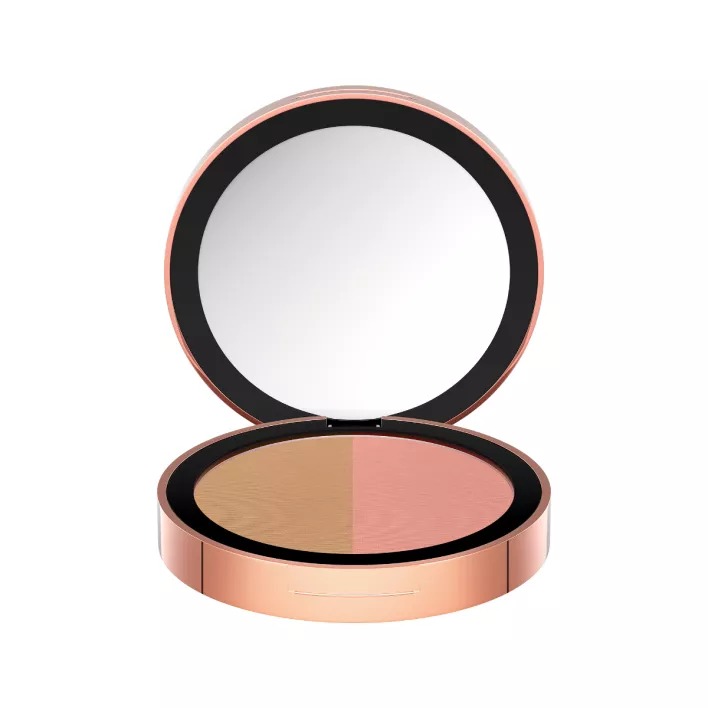 MAGIC FINISH Satin Blush Palette Dark Honey & Nude Flush