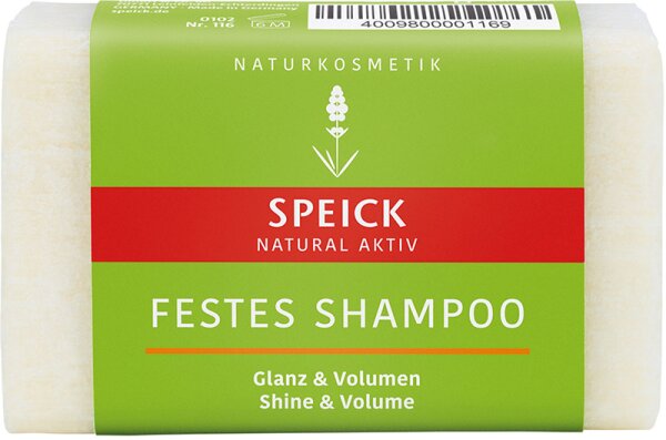 Speick Naturkosmetik Natural Aktiv Glanz &Volumen Festes Shampoo