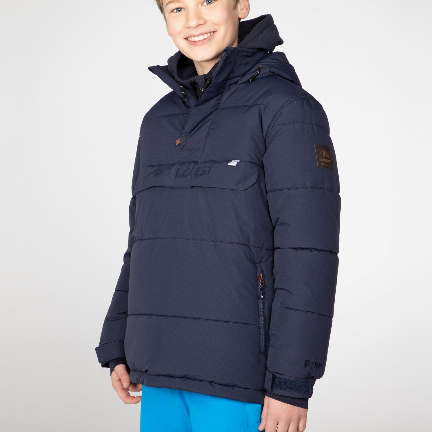 Protest Skijacke Dylan JR Kinder Ski-/Snowboardjacke dunkelblau