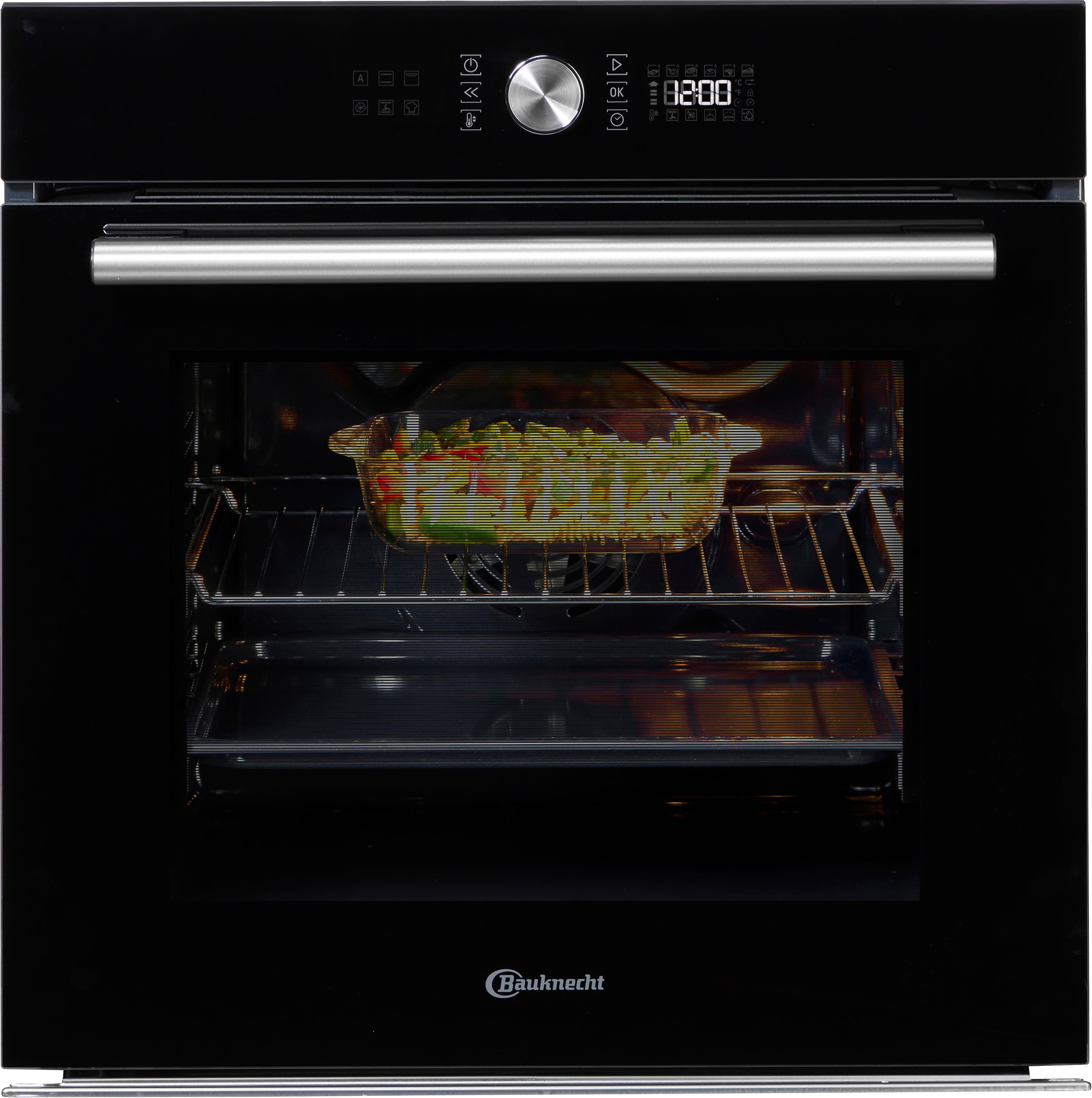 BAUKNECHT Einbaubackofen BIR4 DH8FS2 ES, mit Teilauszug, DiamondClean