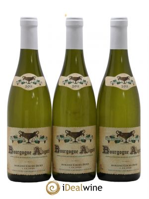 Bourgogne Aligoté Coche Dury (Domaine)  2011 - Lot de 3 Bouteilles