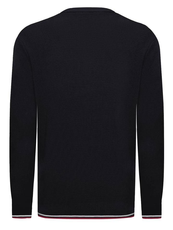 JIMMY SANDERS Pullover Mit Rundhalsausschnitt in navy günstig kaufen