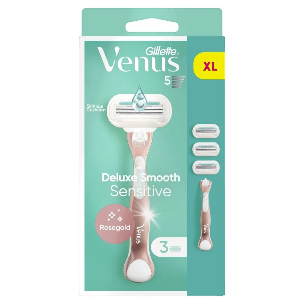 Ξυράφι Gillette Venus Delux Sensitive Rosegold + 3 λεπίδες