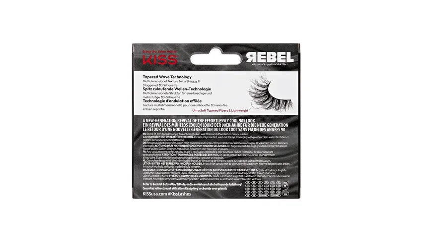 KISS Wimpern Lash Coutur REB02C - schwarz