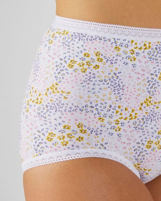 Lot de 3 culottes maxi coton stretch + 1 GRATUITE.