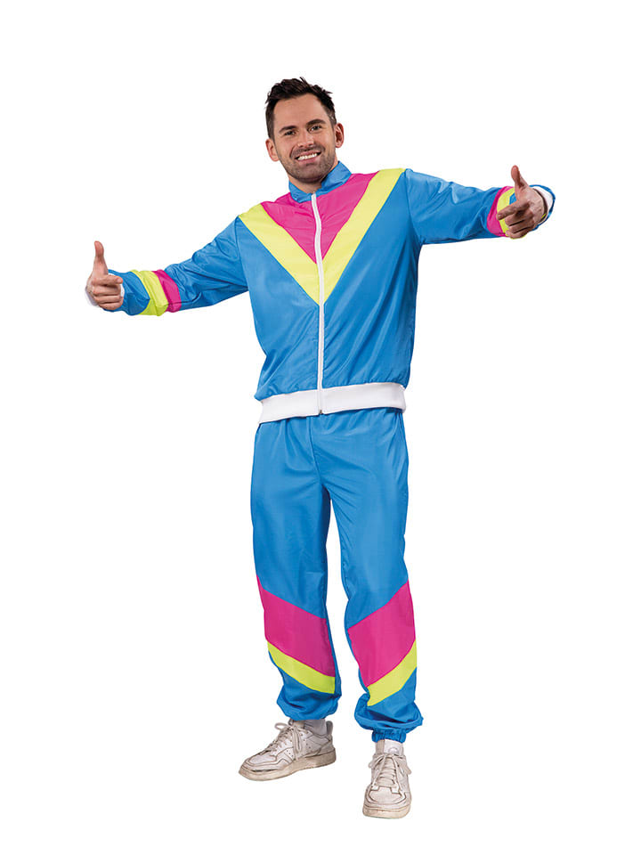 Party x People 2tlg. Trainingsanzug in Hellblau/ Bunt günstig kaufen