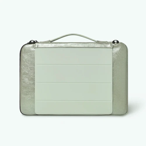 Riverdale 15/16 inch green laptop sleeve
