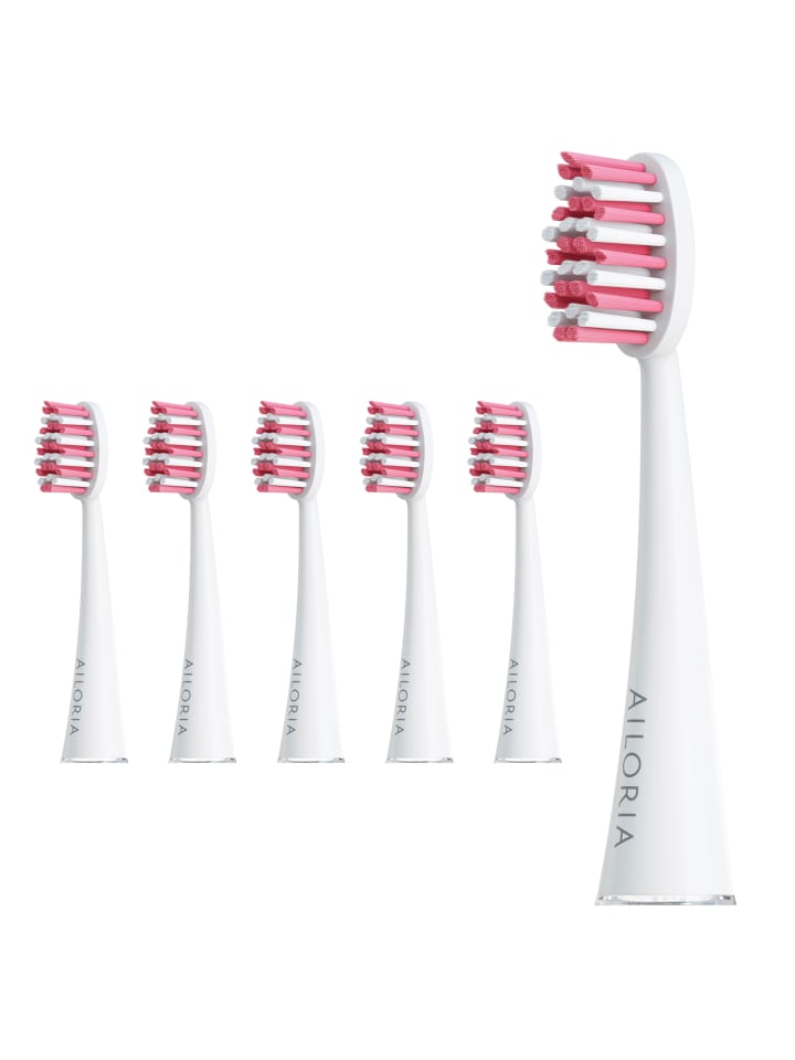 Ailoria SHINE BRIGHT Ersatzbürstenköpfe 6er Set in rosa günstig kaufen onesize
