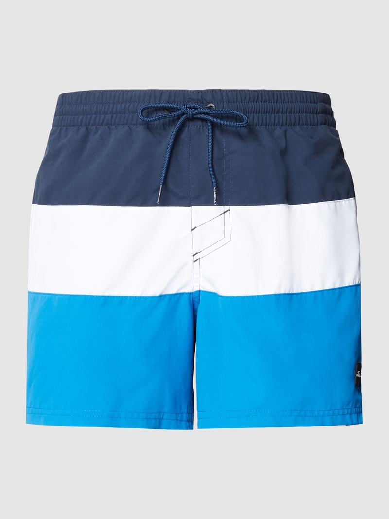 Badehose mit Colour-Blocking-Design in royalblau