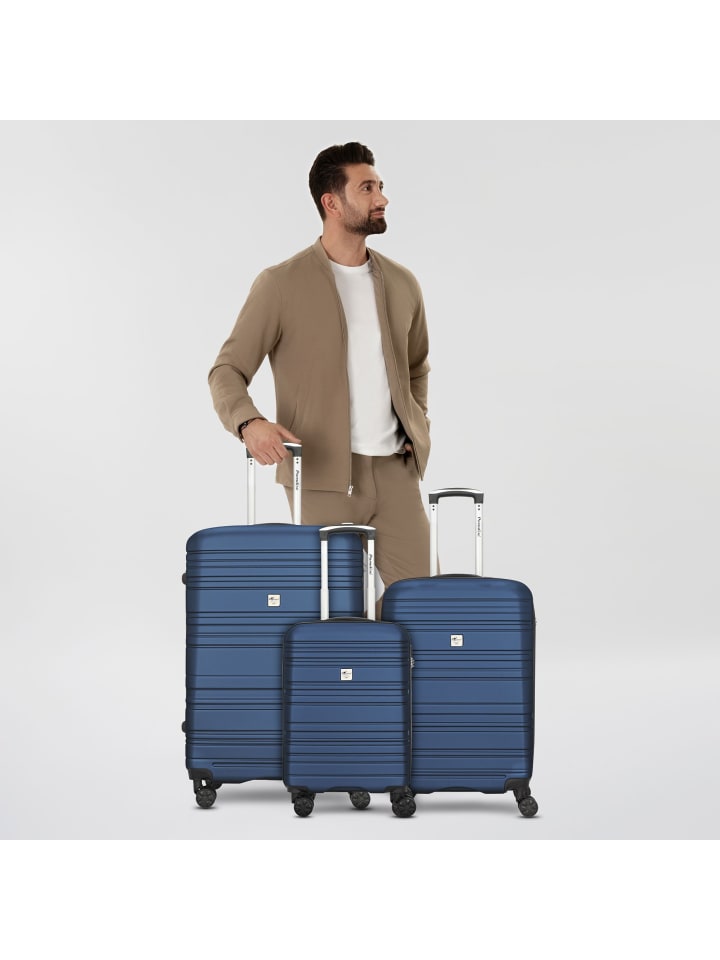 Check.In Paradise 4 Rollen Kofferset 3-teilig in blue günstig kaufen onesize
