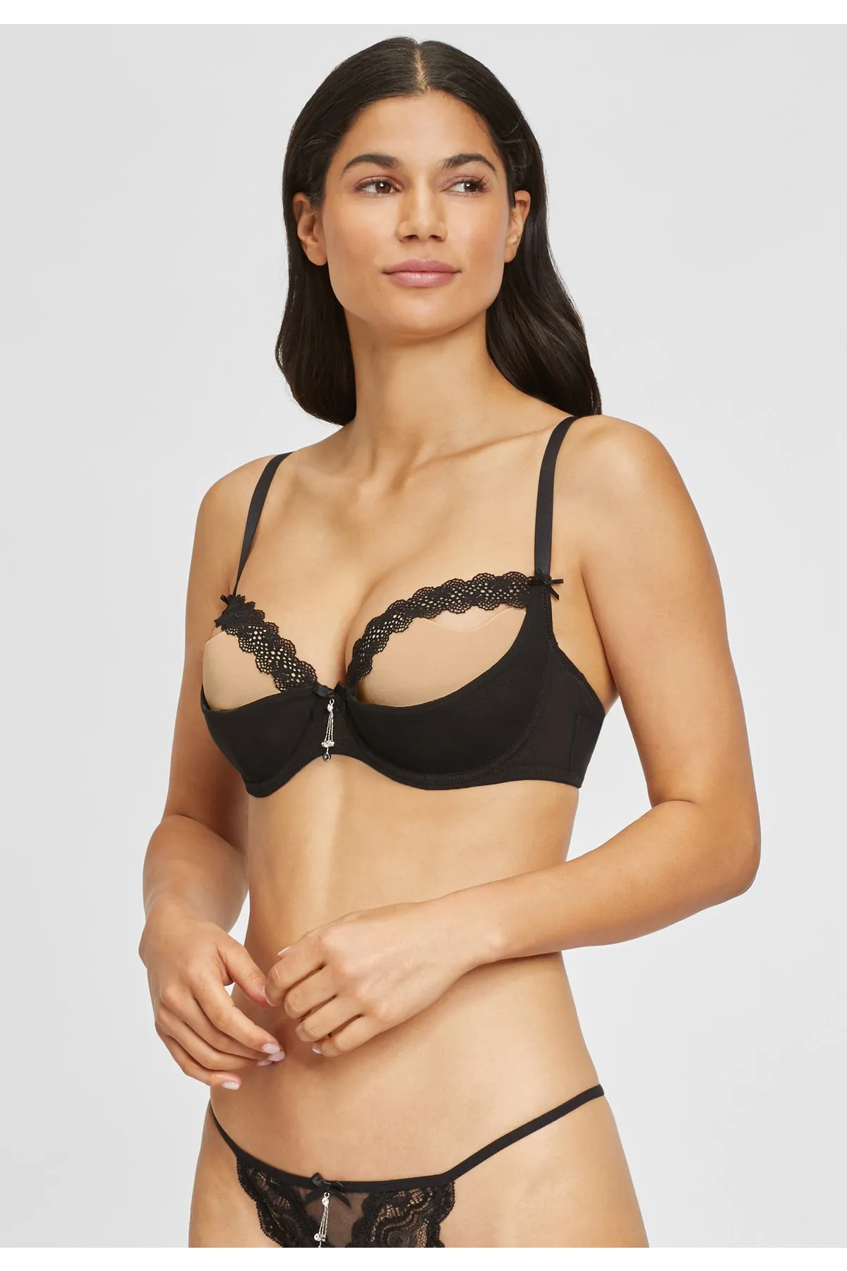 PETITE FLEUR GOLD  BH - Schwarz - Unifarben