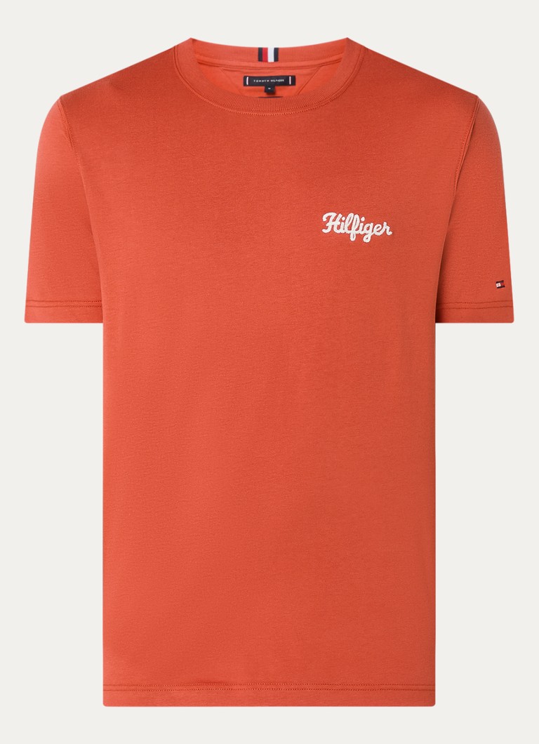 Tricou Tommy Hilfiger cu logo brodat