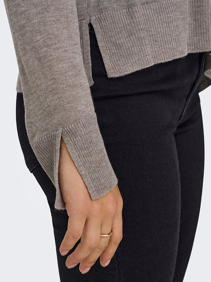 ONLY Pullover in Grau günstig kaufen