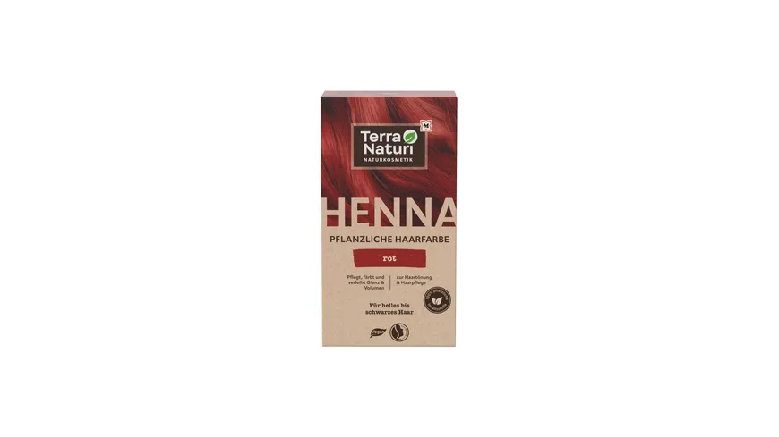 Terra Naturi Henna Pflanzliche Haarfarbe 100 g rot - rot