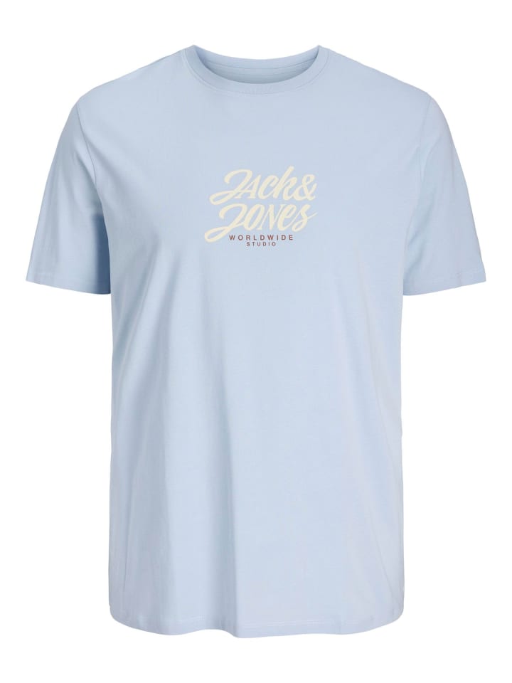 JACK & JONES PLUS T-shirt in Skyway günstig kaufen