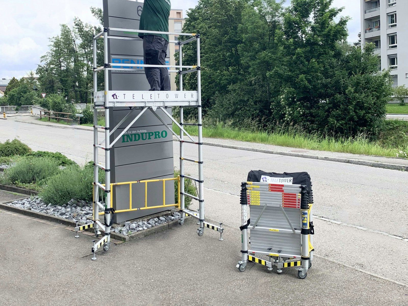 Teletower Klappgerüst, 150 kg