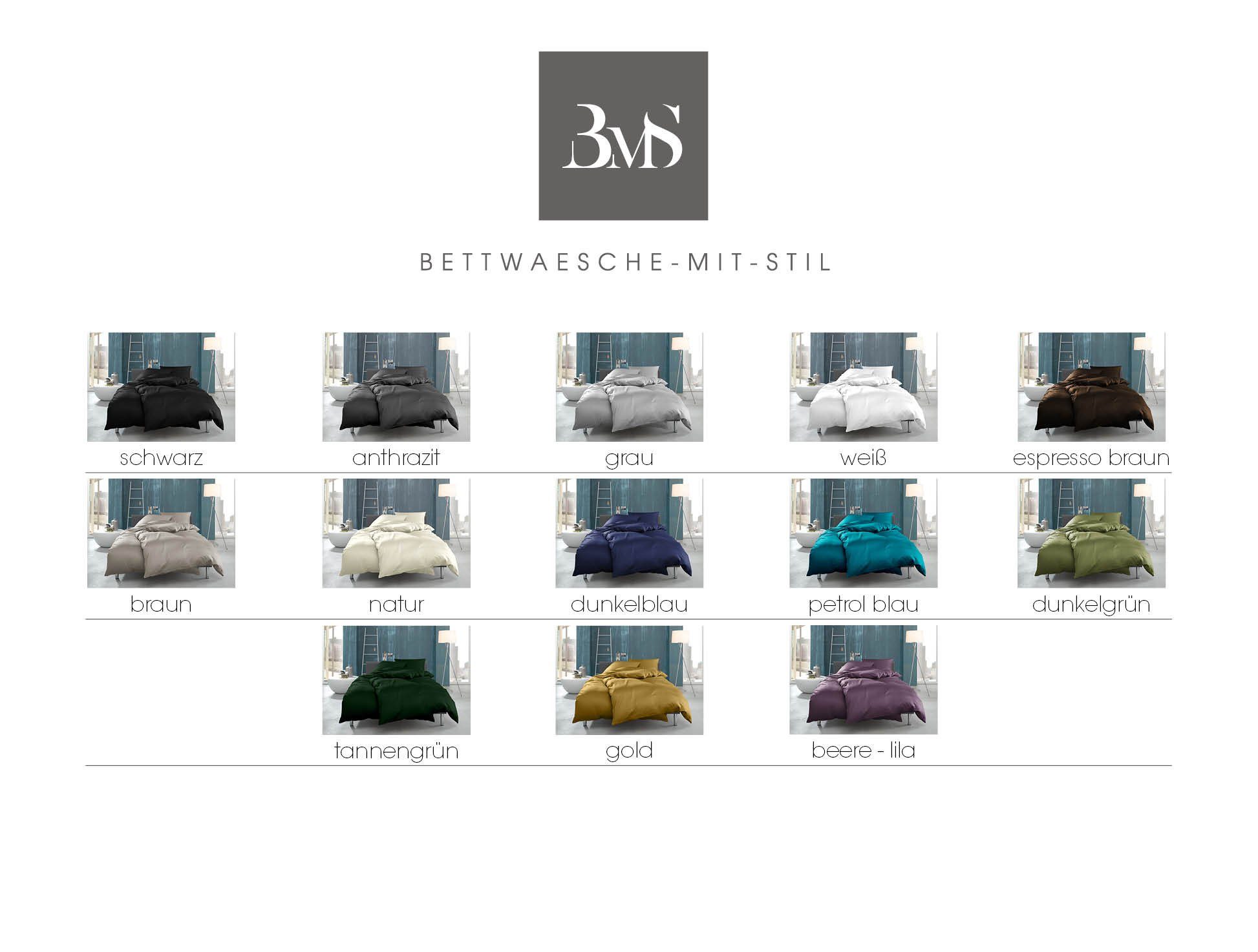 Bettwäsche Mako Interlock Jersey Bettwäsche Ina, BETTWAESCHE-MIT-STIL, Mako Interlock Jersey, 2 teilig